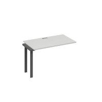 А4 А1 013-1 СЕ (Серый/Антрацит) Секция стола 120 рабочей станции на каркасе UNO