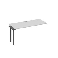 А4 А1 015-1 СЕ (Серый/Антрацит) Секция стола 160 рабочей станции на каркасе UNO