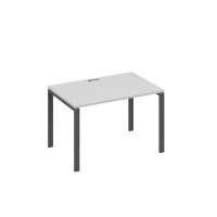 А4 А1 023 СЕ (Серый/Антрацит) Стол письменный на металлокаркасе UNO