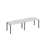 А4 А1 024-2 СЕ (Серый/Антрацит) Рабочая станция 2х140 опоры UNO