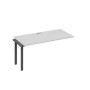 А4 А1 025-1 СЕ (Серый/Антрацит) Секция стола 160 рабочей станции на каркасе UNO