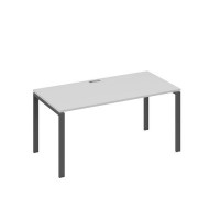А4 А1 025 СЕ (Серый/Антрацит) Стол письменный на металлокаркасе UNO