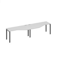 А4 А1 055-2 СЕ (Серый/Антрацит) Рабочая станция опоры UNO столы Техно 2х160