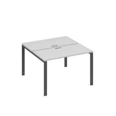 А4 А1 170 СЕ (Серый/Антрацит) Рабочая станция на каркасе UNO столы 2х120