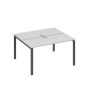 А4 А1 171 СЕ (Серый/Антрацит) Рабочая станция на каркасе UNO столы 2х140