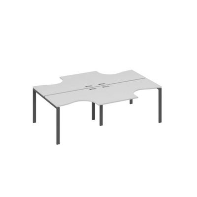 А4 А1 180-2 СЕ (Серый/Антрацит) Рабочая станция UNO столы 4х120 Классика