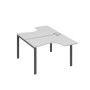 А4 А1 180 СЕ (Серый/Антрацит) Рабочая станция опоры UNO столы 2х120 Классика