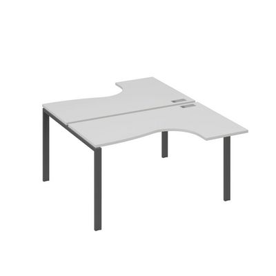А4 А1 181 СЕ (Серый/Антрацит) Рабочая станция опоры UNO столы 2х140 Классика
