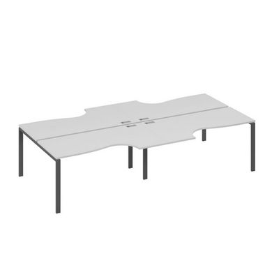 А4 А1 185-2 СЕ (Серый/Антрацит) Станция рабочая UNO 4х160 со столами Классика