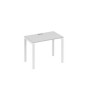 А4 Б1 002 СЕ (Серый/Белый) Стол письменный на металлокаркасе UNO