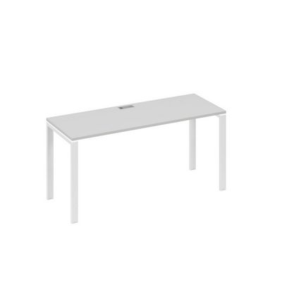 А4 Б1 005 СЕ (Серый/Белый) Стол письменный на металлокаркасе UNO
