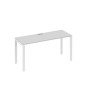 А4 Б1 005 СЕ (Серый/Белый) Стол письменный на металлокаркасе UNO