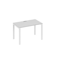 А4 Б1 013 СЕ (Серый/Белый) Стол письменный на металлокаркасе UNO