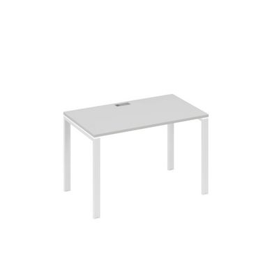 А4 Б1 013 СЕ (Серый/Белый) Стол письменный на металлокаркасе UNO