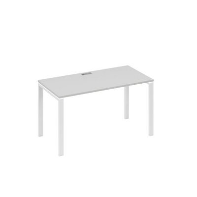 А4 Б1 014 СЕ (Серый/Белый) Стол письменный на металлокаркасе UNO