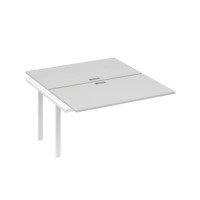 А4 Б1 177-1 СЕ (Серый/Белый) Секция станции на металлокаркасе UNO 2х140