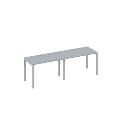 А4 С1 013-2 СЕ (Серый/Серый) Рабочая станция 2х120 опоры UNO