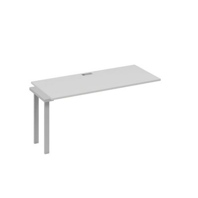 А4 С1 015-1 СЕ (Серый/Серый) Секция стола 160 рабочей станции на каркасе UNO