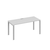 А4 С1 015 СЕ (Серый/Серый) Стол письменный на металлокаркасе UNO