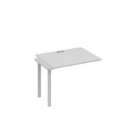 А4 С1 022-1 СЕ (Серый/Серый) Секция стола 100 рабочей станции на каркасе UNO