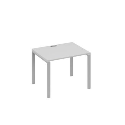 А4 С1 022 СЕ (Серый/Серый) Стол письменный на металлокаркасе UNO