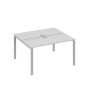 А4 С1 171 СЕ (Серый/Серый) Рабочая станция на каркасе UNO столы 2х140