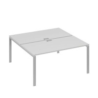 А4 С1 178 СЕ (Серый/Серый) Рабочая станция на каркасе UNO столы 2х160