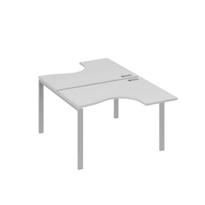 А4 С1 180 СЕ (Серый/Серый) Рабочая станция опоры UNO столы 2х120 Классика