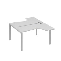 А4 С1 181 СЕ (Серый/Серый) Рабочая станция опоры UNO столы 2х140 Классика