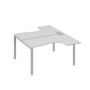 А4 С1 181 СЕ (Серый/Серый) Рабочая станция опоры UNO столы 2х140 Классика