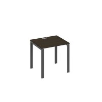 А4 А1 011 ВТ (Венге темный/Антрацит) Стол письменный на металлокаркасе UNO