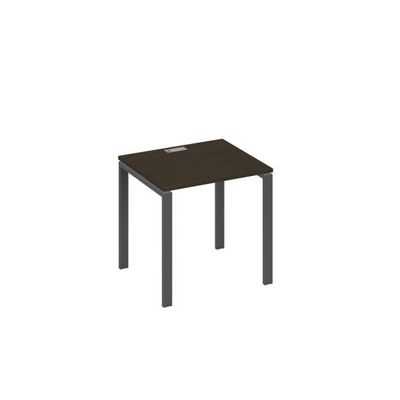 А4 А1 011 ВТ (Венге темный/Антрацит) Стол письменный на металлокаркасе UNO