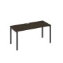 А4 А1 015 ВТ (Венге темный/Антрацит) Стол письменный на металлокаркасе UNO
