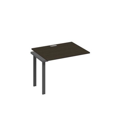 А4 А1 022-1 ВТ (Венге темный/Антрацит) Секция стола 100 рабочей станции на каркасе UNO