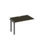 А4 А1 023-1 ВТ (Венге темный/Антрацит) Секция стола 120 рабочей станции на каркасе UNO