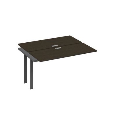 А4 А1 171-1 ВТ (Венге темный/Антрацит) Секция станции на металлокаркасе UNO 2х140