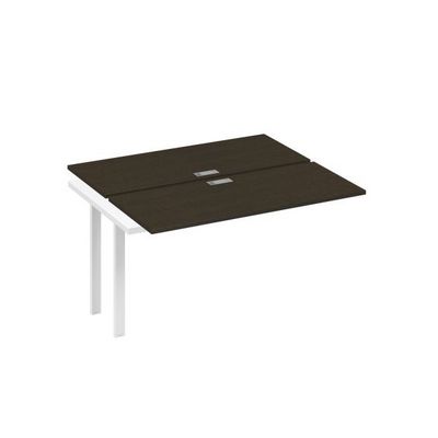 А4 Б1 171-1 ВТ (Венге темный/Белый) Секция станции на металлокаркасе UNO 2х140