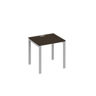 А4 С1 011 ВТ (Венге темный/Серый) Стол письменный на металлокаркасе UNO