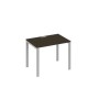 А4 С1 012 ВТ (Венге темный/Серый) Стол письменный на металлокаркасе UNO