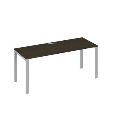 А4 С1 016 ВТ (Венге темный/Серый) Стол письменный на металлокаркасе UNO