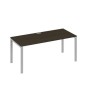А4 С1 026 ВТ (Венге темный/Серый) Стол письменный на металлокаркасе UNO