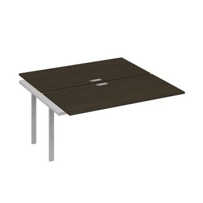 А4 С1 178-1 ВТ (Венге темный/Серый) Секция станции на металлокаркасе UNO 2х160