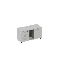 A4 262 СЕ (Серый) Тумба для оргтехники