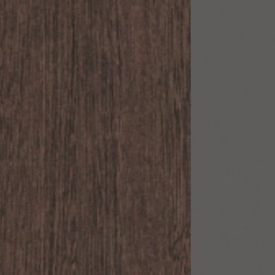 А4 А1 111 ВТ (Венге темный/Антрацит) Стол 160 фигурный на металлокаркасе UNO для переговоров