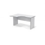 Агат А-33 L (Светло-серый) Стол эргономичный, левый