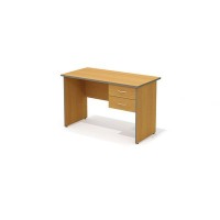 Агат А-62 R (Ольха) Стол прямой с тумбой, правый