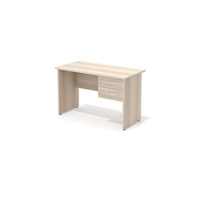 Агат А-62 R (Ясень шимо) Стол прямой с тумбой, правый