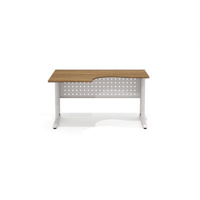 Агат АМК-33 L+ОА-01/1400 (Палдао) Стол эргономичный, левый, на металлокаркасе