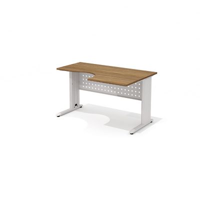 Агат АМК-33 R+ОА-01/1400 (Палдао) Стол эргономичный, правый, на металлокаркасе