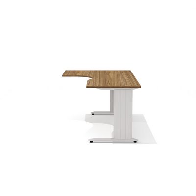 Агат АМК-44 L+ОА-01/1600 (Палдао) Стол эргономичный, левый, на металлокаркасе